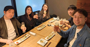 定期的に社長も交えて飲み会やってます！