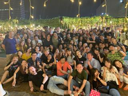 定期的に国際交流イベントを開催。多いときには参加者が200名以上に！