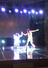 昨年出演した「韓国障害者文化芸術祭」より