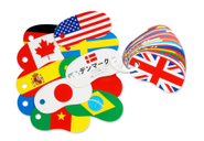 世界の国旗デザインの楽しさを伝える『リングカード・国旗』