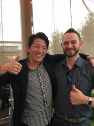 社長と米国Apple本社の社員とツーショット！