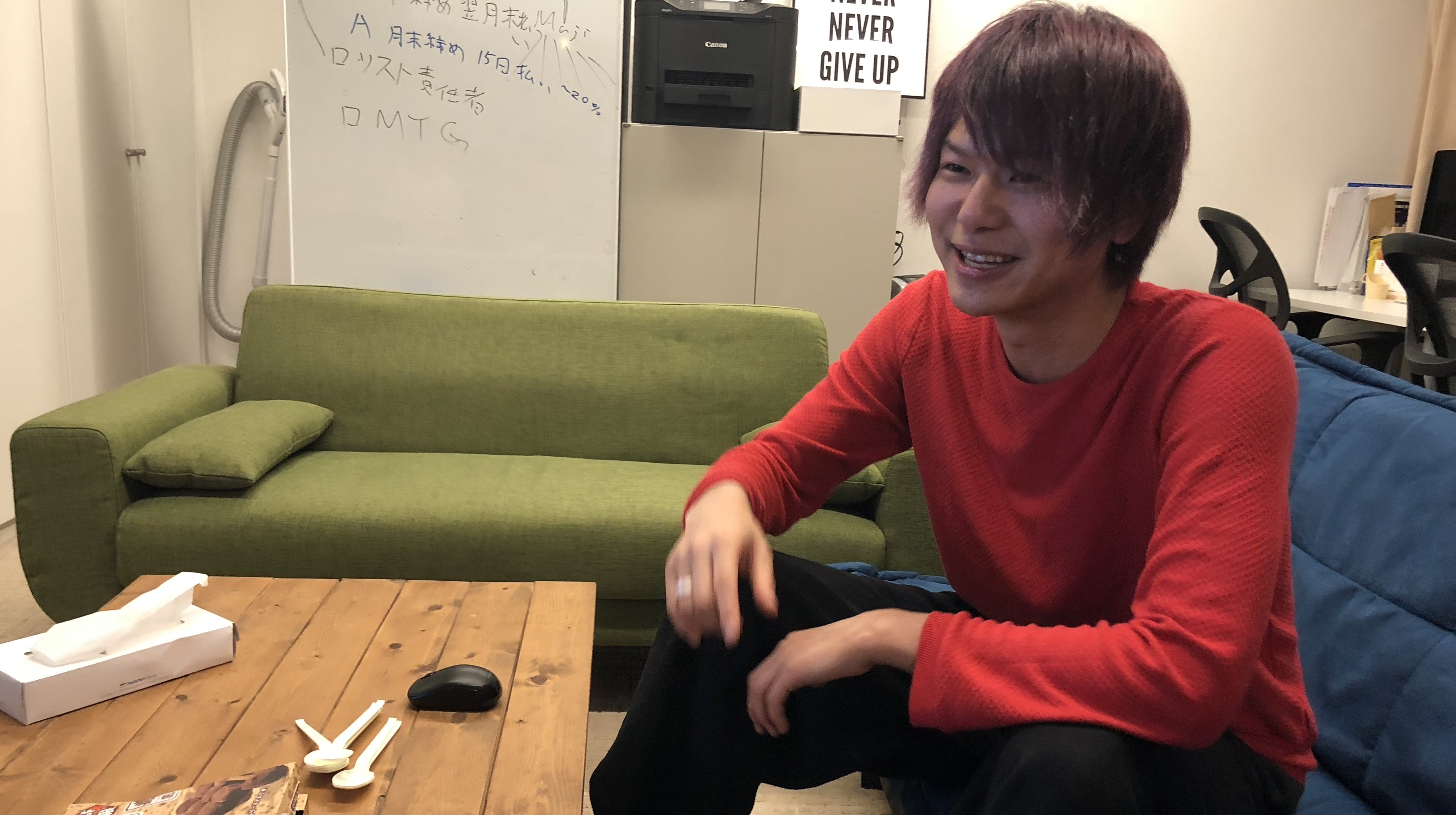 インタビューされました👀