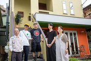 吉祥寺の一軒家のオフィス前