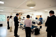 朝礼の様子