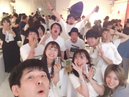 社内イベントでは部門や肩書を越えて交流も