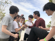 休日もBBQを開催したりとメンバー同士のコミュニケーションも大事にしています！