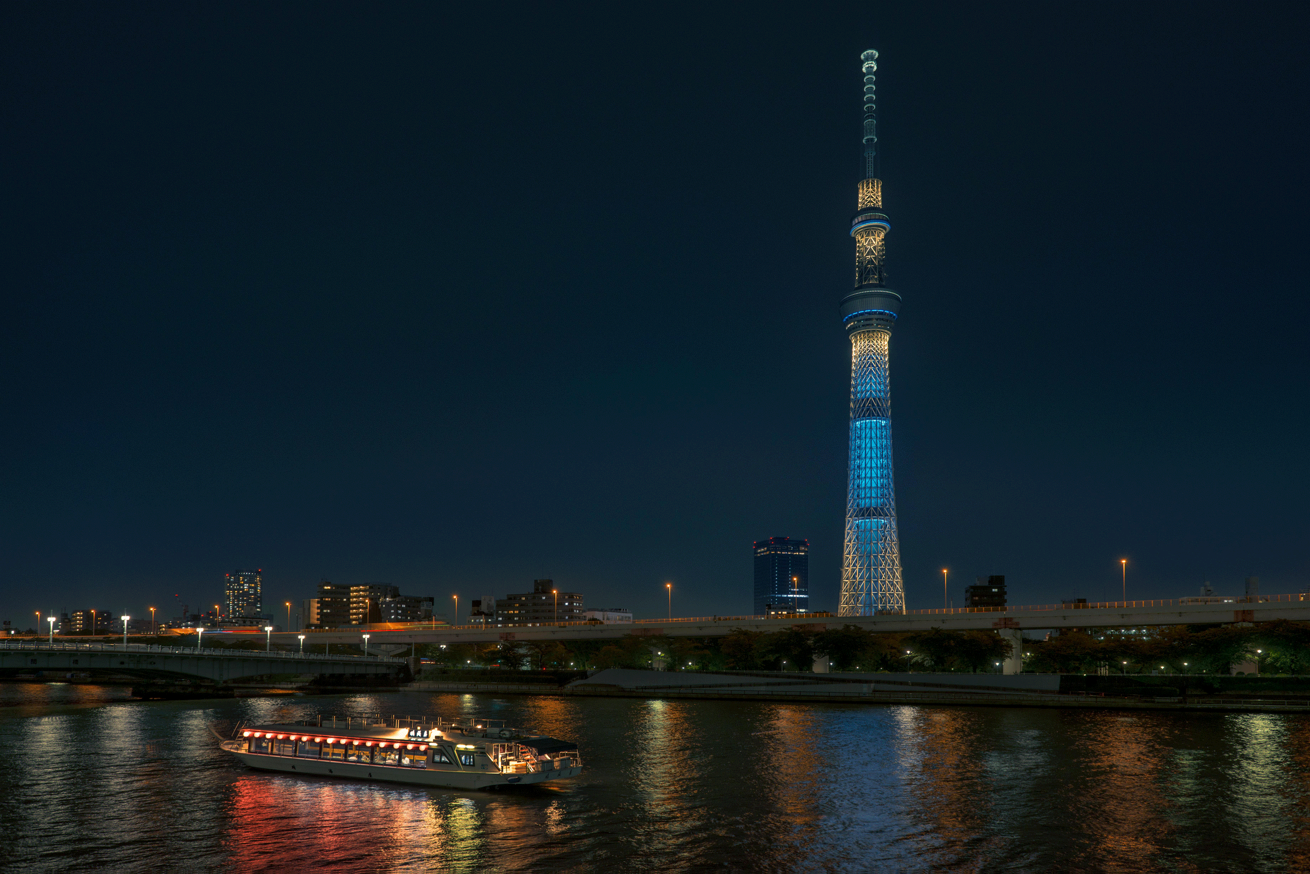 ライティングデザインを担当した東京スカイツリー®「粋」