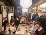 仕事に真剣に向き合いながら、節目や成果をみんなで喜び合う。オンもオフも思い切り楽しめる関係性です！