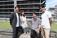 オフィスの屋上は開放的なスペース♪