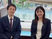 私たちが人事部です。Wantedlyではどんな方とお会いできるのか、楽しみにしています！