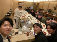 みんなで銀座の高級寿司へ！