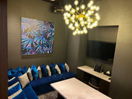 社内にはラウンジも併設されています！オンとオフのメリハリをつけて交流を深めています