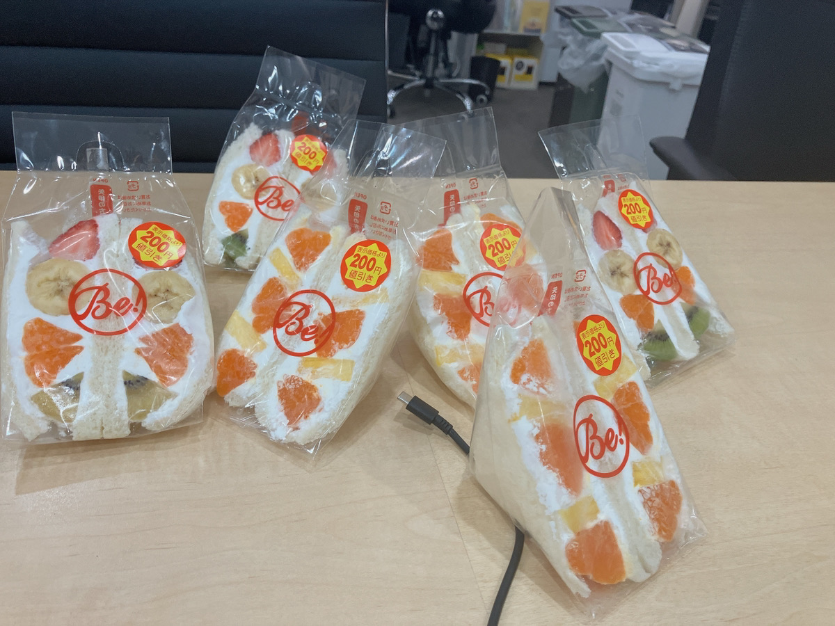 差し入れが豊富なK-FIRST｜食べ過ぎ注意！