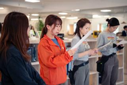 朝の朝礼の様子