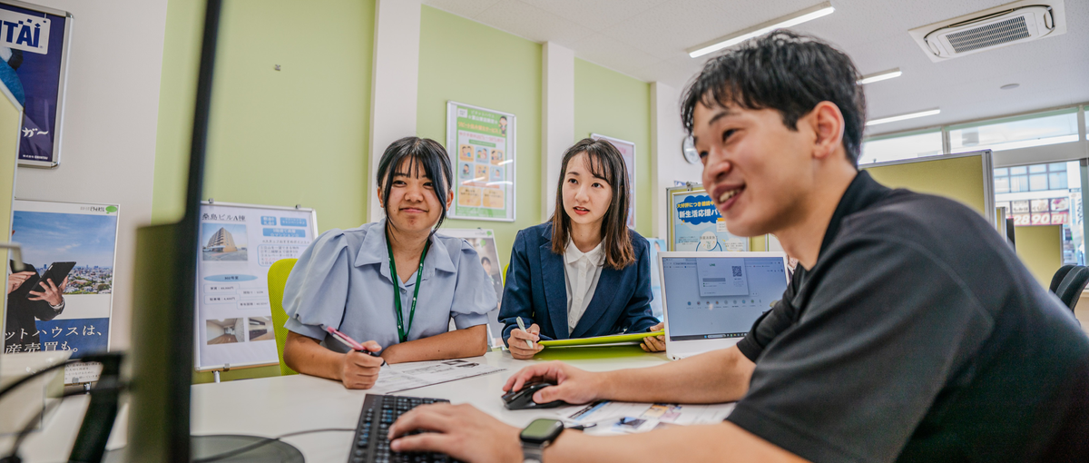 社長直下で経営に関わる。不動産コンサルタントのマネージャー候補